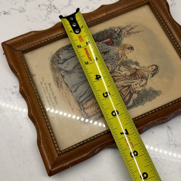 Vintage Framed "Miroir des Modes" Lithograph - Picture 7 of 10